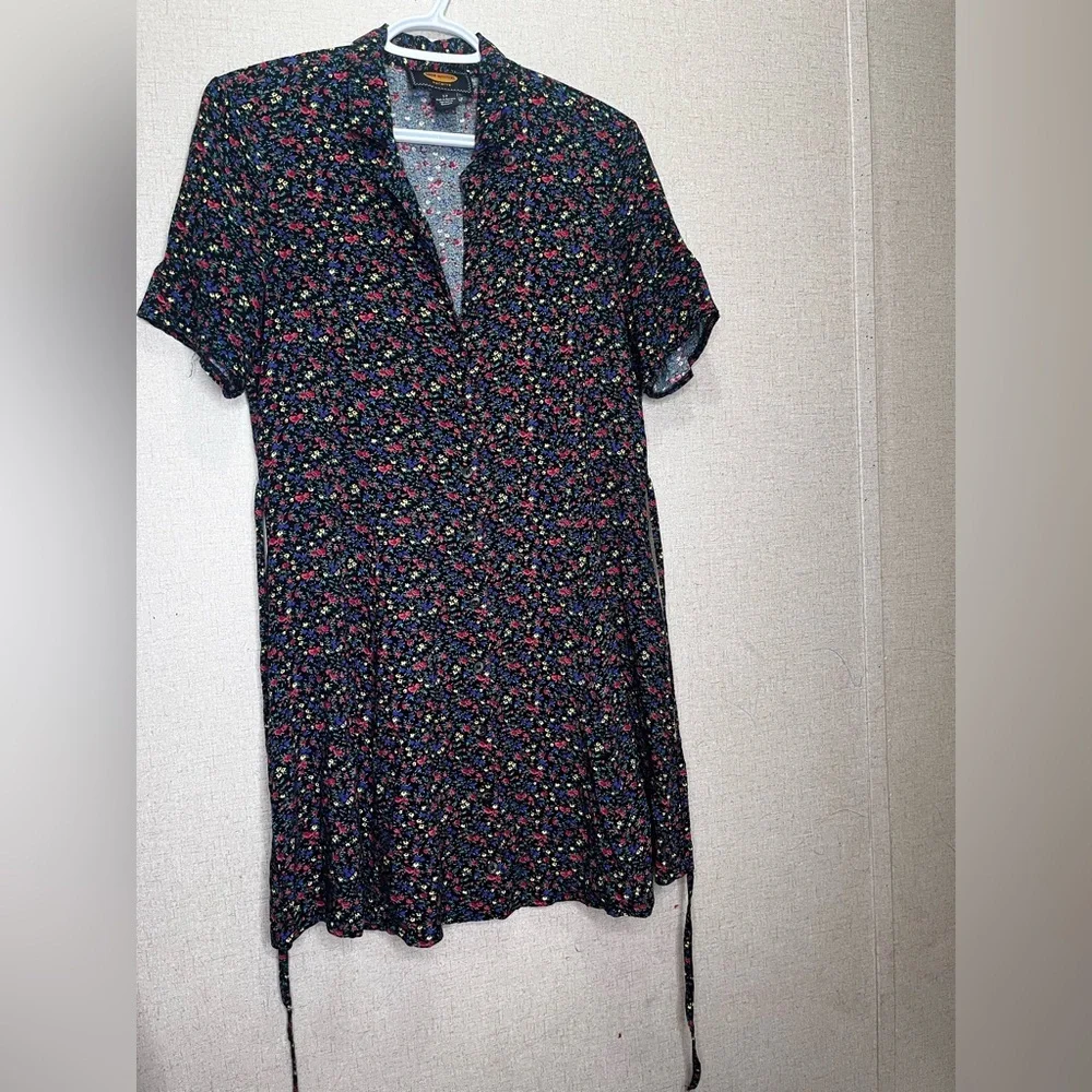 Urban Outfitters Black Floral Mini Dress - Picture 3 of 7